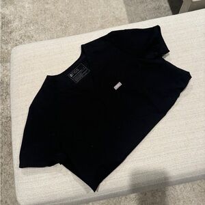 Black scrub top FIGS